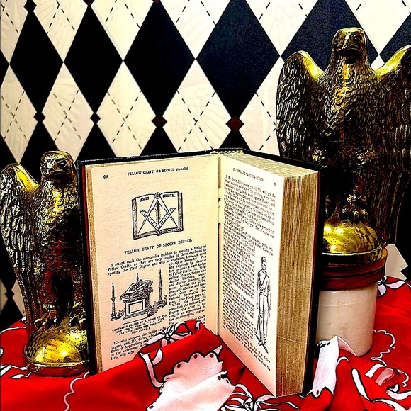 Freemasonry Book Duncan’s Ritual of Freemasonry| Vintage Hardcover| Rare - Picture 9 of 10